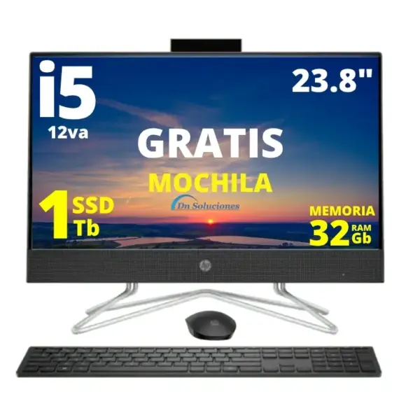 Computadora Hp Aio 24-cb1028la I5-1235U Ssd 1 Tb Ram 32 Gb SIN ISO 11 |28LAs