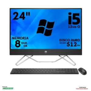 Computadora de escritorio Hp Aio 24-cb1028la I5-1235U Ssd 512 Gb Ram 8 Gb Windows 11 |26LAw
