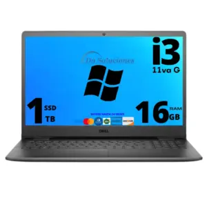 Laptop Dell Inspiron Core i3 11va G Ssd 1 Tb Memoria Ram 16 Gb 15.6″ Windows 11 | 95w