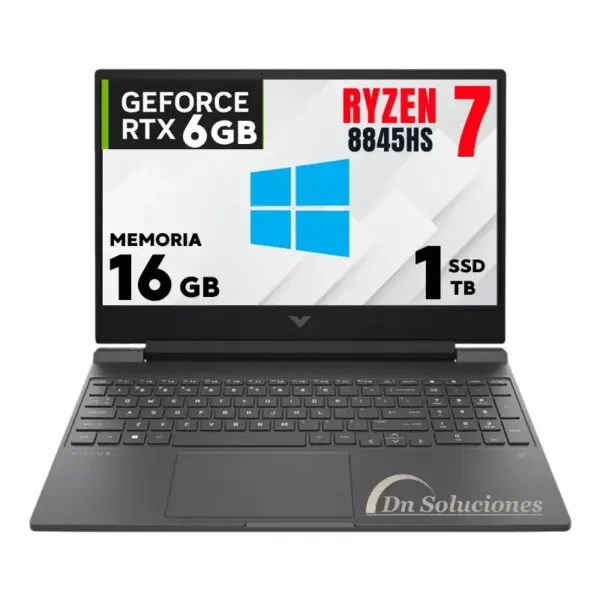 Laptop Gamer HP Victus Ryzen 7 8845HS | SSD 1 Tb  | RAM 16 Gb| RTX 4050 6 Gg | Ecuador  |VR7W