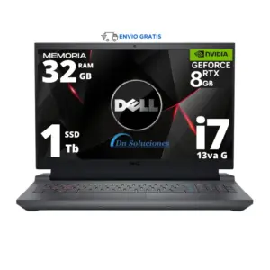 Laptop Dell G15 i7 13va 13650HX video dedicado RTX 4060 8 gb Ssd 1 Tb ram 32 gb | V2DELLG15