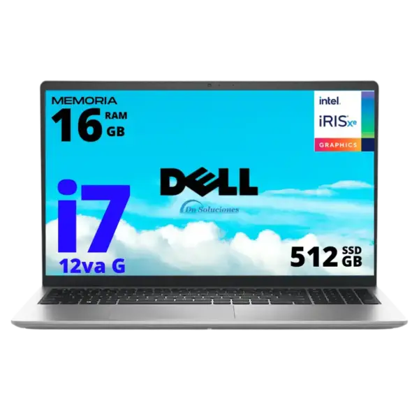 Laptop Dell Inspiron 3520 i7 12va generación SSD 512 gb Ram 16 Gb 15.6" Ubuntu | 71s