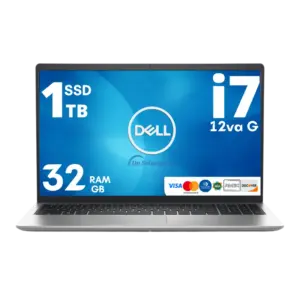 Laptop Dell core i7 12va generación SSD 1 Tb Ram 32 Gb 15.6" Sin SO | 75s
