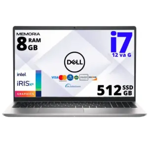 Laptop Dell Inspiron 3520 i7 12va generación SSD 512 gb Ram 8 Gb 15.6" Ubuntu | 70s