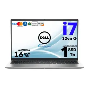 Laptop Dell Inspiron 3520 i7 12va generación SSD 1 Tb Ram 16 Gb 15.6" Ubuntu | 73s