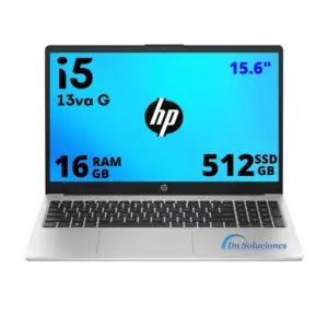Laptop Hp 250 G10 Core i5 13va SSD 512 Gb Memoria Ram 16 Gb 15.6" Español | 65s13va
