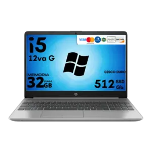 Laptop Hp 250 G9 Core i5 12va Ssd 512 Gb Memoria Ram 32 Gb 15.6 Windows 11 | 49w