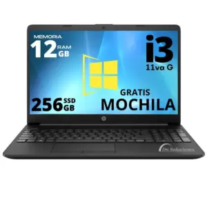 Laptop Hp Core i3 11va Ssd 256 Gb Ram 12 Gb 15.6" Windows | 20w