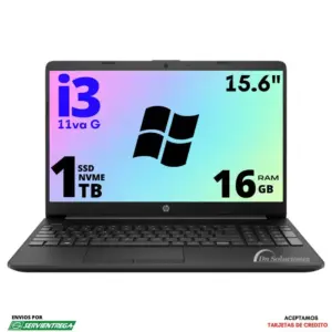 Laptop Hp core i3 11va Ssd 1000 Gb Ram 16 Gb 15.6" Windows 11 | 25w