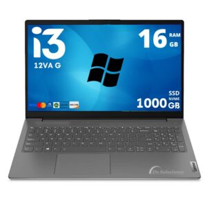 Laptop Lenovo Core i3 12va Ssd 1 TB Memoria Ram 16 Gb 15,6″| 117W