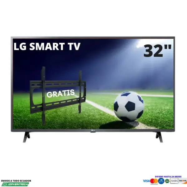 Televisor Lg Smart Tv 32" hd led 32LM637BPSB Gratis Soporte