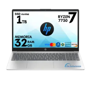 Laptop HP AMD Ryzen 7730u Ssd 1 Tb Memoria Ram 32 Gb 15.6″ FreeDos 11 | 68s