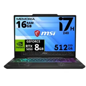 Potencia en Oferta Laptop MSI Cyborg 15 | Nvidia Geforce RTX 5050 8 Gb | Core i7 240H - SSD 512 GB - RAM 16 Gb | Ecuador