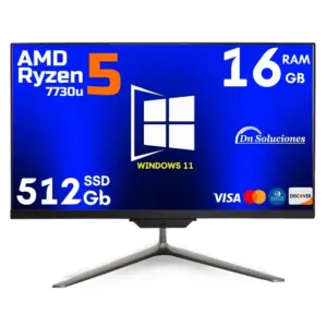 Computadora escritorio Ryzen 5 7430u | Ram 16 Gb | SSD 512 Gb | Windows 11 | ENV2
