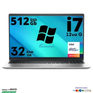 Laptop Dell Inspiron 3520 i7 12va generación SSD 512gb Ram 32GB - ¡Envío Gratis Ecuador! Windows 11 | 74w