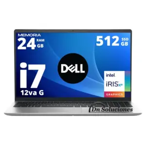 Laptop Dell Intel Core i7 12va G | Inspiron 3520 | SSD 512 Gb - Memoria Ram 24 Gb | 72s
