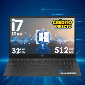 Laptop HP Core i7 13va RAM 32 GB con Windows 11 PRO |  Envios Ecuador | Dn Soluciones | Hi713W (copia)