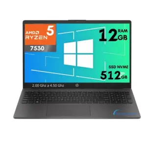 Laptop Hp 255 G10 Ryzen 5 7530U SSD 512 Gb Ram 12 Gb  Win 11 | Ecuador Tumbaco | 30w
