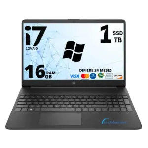 Hp 250 G9 Core i7 12va G Ssd Nvme 1 Tb Memoria Ram 16 Gb 15.6" Windows 11 | 63w