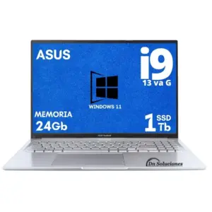 Asus VivoBook i9 13va Gen 24GB RAM SSD 1 TB Windows 11 Pro | ASI24w