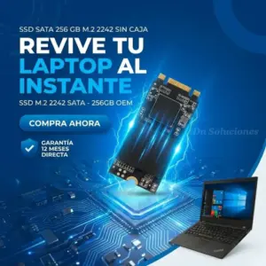 SSD SATA 256 GB M.2 2242 SIN CAJA | Garantía 12 Meses | Tumbaco envíos Ecuador