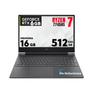 Laptop HP Victus Ryzen 7 7445HS RTX 4050 6 Gb | SSD 512GB RAM 16GB | Ecuador |VR7HS