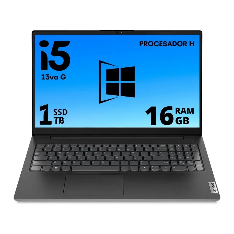 Laptop LENOVO V15 G4 Core i5-13420H CON WINDOWS 11 Procesador H RAM 16 GB / SSD 1 TB PUERTO RED |JR3