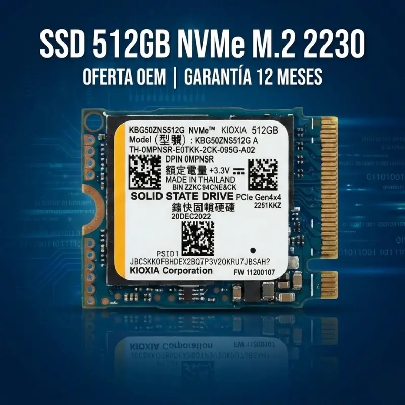 Disco sólido 512GB 2230 | SSD 512 GB Nuevo | ECUADOR QUITO TUMBACO | Garantía 12 Meses