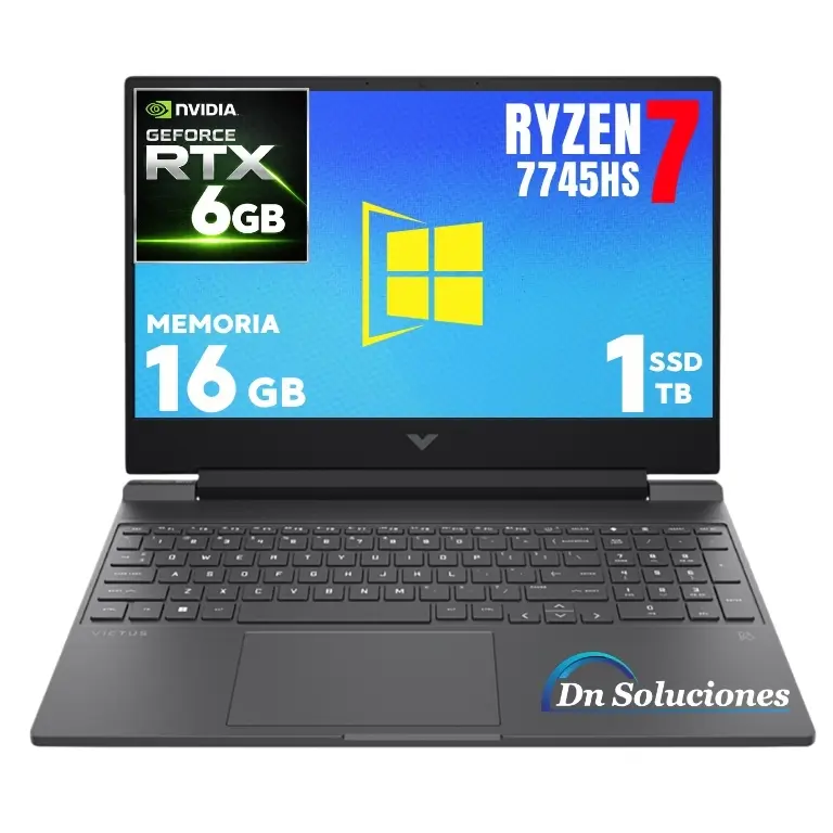 HP Victus Ryzen 7 7445HS RTX 3050 6GB: ¡Potencia Gamer en Ecuador – Quito – Tumbaco | VR71W