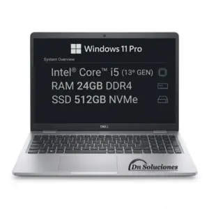 LAPTOP DELL 3530 CORE I5 13VA SSD 512GB RAM 24 GB WINDOWS 11 PRO  | 103w