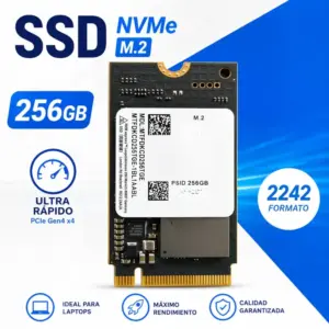 SSD NVMe M.2 256GB 2242 Ecuador | Garantía 1 año |  Quito Tumbaco