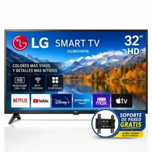 Televisor Lg Smart Tv 32" hd led 32LM637BPSB Gratis Soporte Tumbaco